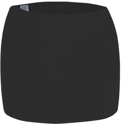 Angora wobera Nierenwärmer oder Leibwärmer für Damen und Herren, kräftige Ausführung (anthrazit/schwarz-meliert, M)