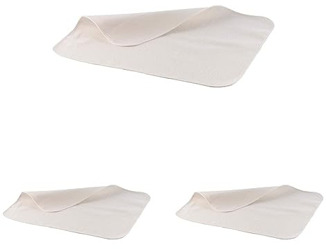 well2wellness eliga Sitztuch 50 x 40 cm für Sauna und Dampfbad (Packung mit 3 Stück, Weiß, Baumwolle/Frottee/60%, Polyester/40%)
