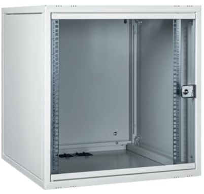 ARMADIO RACK 19 09U PROFONDITA' 450 MM DA ASSEMBLARE GRIGIO DISASSEMBLATO SERIE EAVI