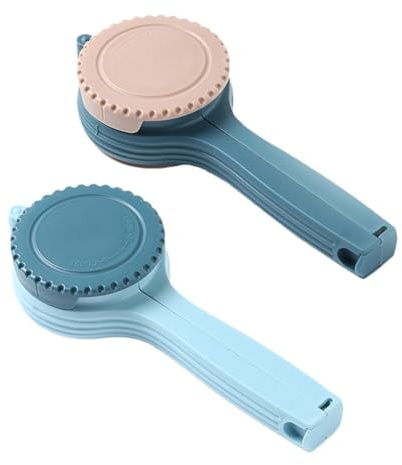 2Pièces Pince Sachet Alimentaire, pinces à nourriture, Clips de Fermeture, Alimentaire Clip d'Étanchéité, Clips de scellage de capuchon réutilisables, Clips de sac alimentaire avec becs verseurs