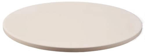 YUSUZH Piedra para Pizza Piedra de Pizza for Hornear, Plato de Piedra de Pizza for Barbacoa, Parrilla, Horno, cocinar y Servir Pizza, Pan, Queso, Redondo, 30,5 cm para Barbacoa