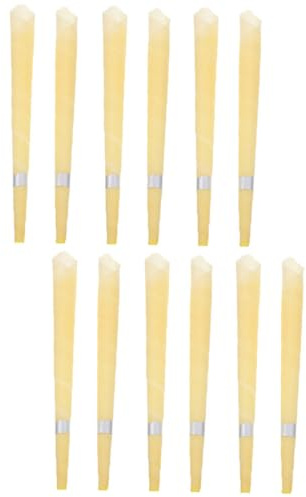 IWOWHERO 12stücke Aromatherapie-ohrenkerzen Komfortable Ohr-aromatherapie-sticks Praktische Ohrreiniger Für Hause Leicht Tragbar Verstauen Tinnitus Reduzieren Frisch Und Sauber Halten Entsp