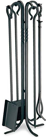 Pilgrim 18001 Kaminbesteck Home and Hearth hoch, 99 cm, Schwarz