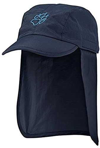 Jack Wolfskin Kinder Kappe Kids Supplex Sun Cap, Night Blue, S, 19914-1010002