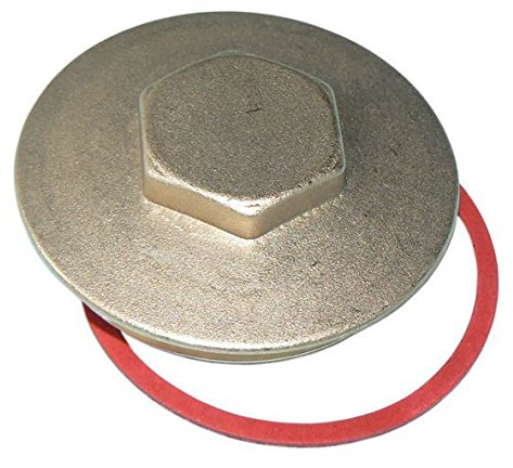 2.1/4 Brass Immersion Heater Plug & Washer - Bag of 2