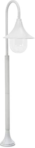 vidaXL Farolas de Jardín Luces Aluminio Blanca 120 cm Iluminación Patio Noche