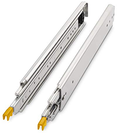 1 Paar Vadania Schwerlastauszüge, 550 mm, 200 kg, mit Feststellfunktion | Schwerlastauszug mit Feststellfunktion, max. 200 kg.