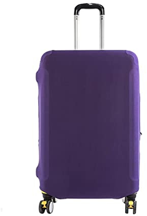 Anawakia Elastisch Einfarbig Kofferhülle Koffer Abdeckung Schutzhülle Kofferschutzhülle Kofferbezug Luggage Gepäck Cover (Lila,XL 29-32 Zoll)