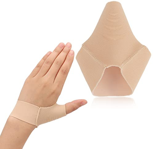 Yosoo Health Gear Thumb Support Brace, CMC Joint Thumb Splint, Soft Thumb Compression Sleeve Protector for Joint Pain Tendonitis Sprains(S)