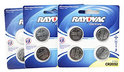 Lot de 20 Piles Cr2032 pour Clé De Voiture Télécommande Suunto Montre Kecr2032 Dl2032 3V Lithium Batterie Rayovac