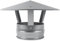 Vent Systems 125 mm / 5 Inch Galvanized Steel Roof Vent Cowl - Pipe Cap for All-Seasons - Stove Pipe Cover with Hat - Pipe Top for Chimney, Stove, Fireplace, Boiler - Rain Protector - Pipe Insulation