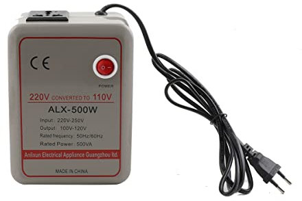 NICCOO Transformateur 220v vers 110v Convertisseur De Tension 500w Transformateur De Convertisseur De Tension Abaisseur Convertisseur De Tension DAlimentation