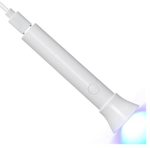 Luce led UV Mini essiccatori for unghie LED UV 3W Lampada portatile for asciugatura rapida delle unghie Mini torcia elettrica ricaricabile USB for strumenti for saloni di polimerizzazione del gel for