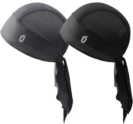 Oscenny Bandana Fahrradmütze,Totenkopfkappe,Leichtes Perforiertes Material Schnell Trocknend Kopfbedeckung Sonnenschutz Radfahren Laufen Motorrad Mütze