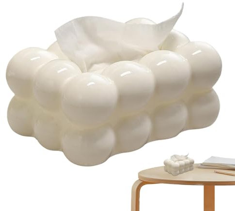 Zuckerwatte Tissue Box, Taschentuchbox Bubble, Gesichtspapier Organizer Spender, Dekorativer Gesichtspapier Organizer Spender, Taschentuchbox Für Waschtisch, Schlafzimmer, Wohnzimmer, Tisch
