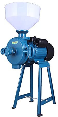 Wet Dry Cereals Grinder,Electric Mill, Machine Commercial Motor Mill Cereals/Rice/Corn/Coffee/Wheat Speedy Grinding,Cutter and Funnel