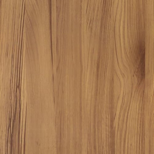 Arthome Clair Marron Bois Auto Adhésif Papier Peint, 40cm x 3m Naturel Bois Grain rayé Rustique Autocollant Film Amovible Imperméable Vinyle pour meubles