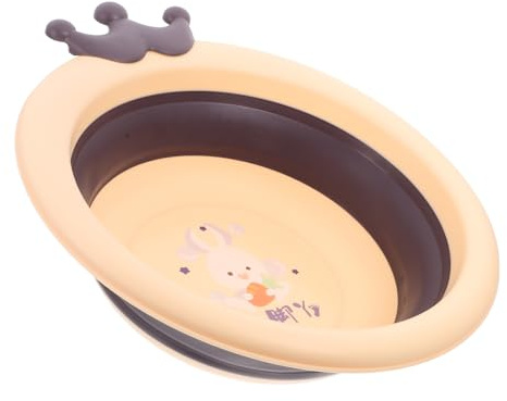 CATIEBYE Faltbarer Mit Cartoon-design Faltbares Leichtes Neugeborenen-waschbecken Pflege Tragbar Für Zuhause Camping Und Reisen Sicheres Glattes Material Für Kleine Junge Mädchen