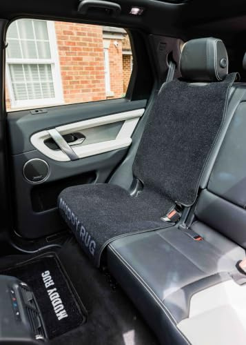 Muddy Rug Dog Isofix Car Seat Cover | Universal Fit, Absorbent & Non-Slip Pet Car Seat Protector | Scratch Proof, Waterproof & Washable Travel Dog Seat Cover for Front & Back Seats, Cars, SUVs & Vans