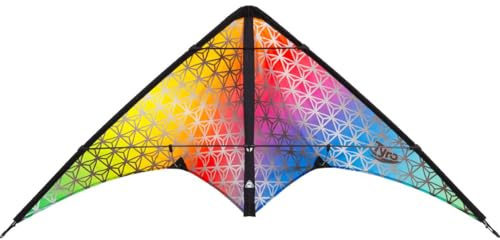 HQ Design - Tyro, Lenkdrachen Zweileiner Flugdrachen Einsteiger Drachen für Kinder und Erwachsene ab 8 Jahren 56x120cm inkl. 20kp Polyesterschnüre 2x20m auf Winder+Schlaufen 2-5 Bft