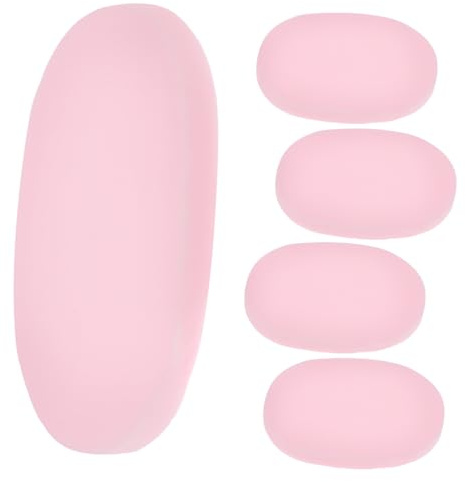 Spugna Detergente Viso in Spugna Rosa per Pulizia Profonda, 5 Pezzi