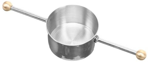 Healifty Misurino Doppia Sfera in Acciaio Inox per Bartender Bicchierino Dosatore Cocktail Versatile e Resistente per Misurare con Precisione Tonic e Liquori Design Elegante per Bar e Uso