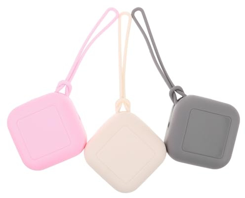 FUNOMOCYA 3 St Napphållare för Nyfödda Portabel Pacifier Förvaringsväska med Täta Separata Fack Fuktbeständig och Säker Förvaringslösning för Pojkar och Flickor