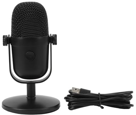 LMHHMIN micrófono de Condensador USB RGB Plug and Play Juegos de PC micrófono reducción de Ruido para Cantar Podcast grabación Streaming M830