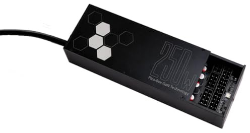 Ounfhtrttk -BOX Fuente de Alimentación Ultra Fina 250W GaN Fuente de Alimentación ATX Módulo de Fuente de Alimentación Conmutada DC-ATX para Robot