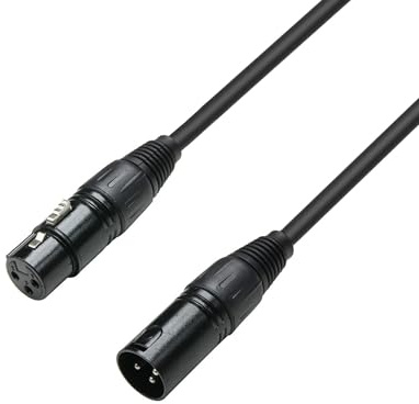 Adam Hall Cables 3 STAR DMF 0300 DMX Kabel 3-Pol XLR Female auf 3-Pol XLR male | 3 m