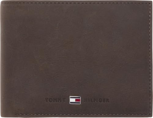 Tommy Hilfiger Herren Geldbeutel Johnson mit Münzfach, Braun (Brown), Einheitsgröße