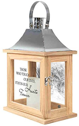 Carson Hearts Forever Memorial Lantern Home Decor