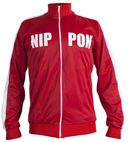 JL Sport Japon Nippon Retro Vintage Veste Sun Rising Survêtement Japonais Zippé Hommes - XL