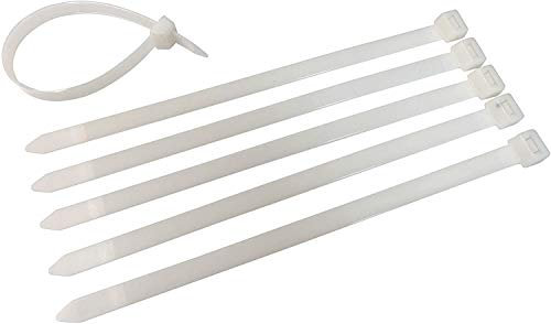 Heavy Duty Cable Zip Ties 12mmx290mm, Ultra Strong Nylon Cable Ties Industrial Grade with 110KG Tensile Strength (10, Natural)