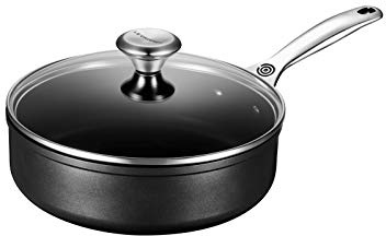 Le Creuset Toughened Nonstick PRO Saute Pan With Glass Lid, 3.5 qt.