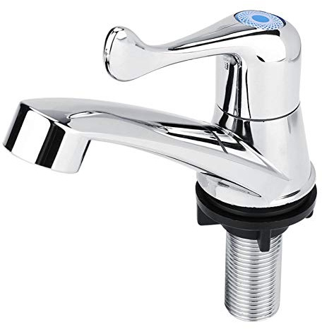 Atyhao Wasserhahn, ABS-Kunststoff Einzelner Kaltwasserhahn Wasserhahn Badezimmer Waschbecken Küchenspüle Zubehör(#2)