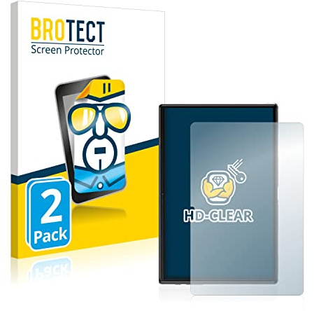 BROTECT Schutzfolie für Yestel T10 10 | 2 Stück Transparenter Displayschutz Made in Germany Klare Displayschutz-Folie Clear Einfache Montage Case-Friendly