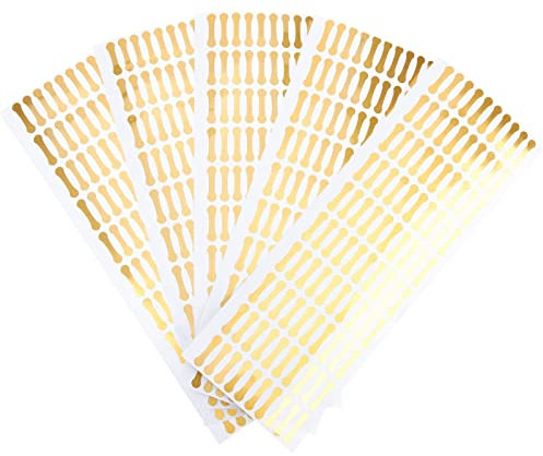 NAMOARLY 500pcs Tamper Labels Small Adhesive Stickers for Food Packaging Security in Retail Shops and Bakeries