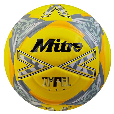 Mitre Impel Evo Fußball | Strapazierfähiger Trainingsball | Hyperseam-Technologie Fußball
