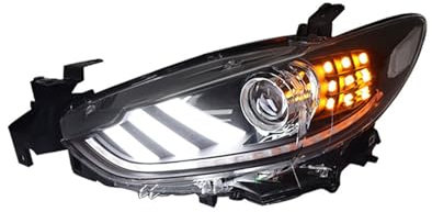KUYHYNDEW Auto Frontleuchten für Mazda 6 Atenza 2014-2016, Set Hauptscheinwerfer Scheinwerfer, Frontlicht Frontleuchtenmontage Autoscheinwerfer, Right