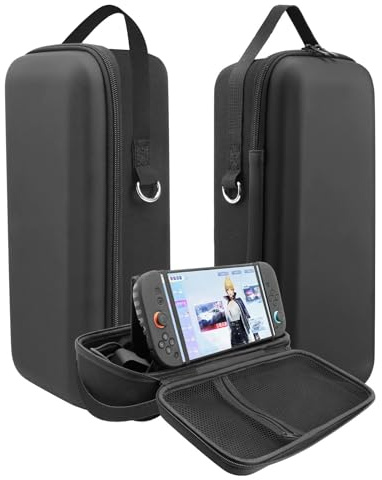 JYGamhanbil ReiseHülle Tragetasche für Nintendo Switch 2 2025,Eva Großer Kapazität Hart Tasche mit Standmodus und Netztasche für Nintendo Switch 2 II Handheld Spiele Gaming Konsole Netzkabel,Zubehör