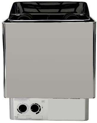 Douche Vapeur, Sauna salle sauna poêle ménage petit acier inoxydable sueur à vapeur chauffage équipement de hammam sec chaudière murale température constante(6k)