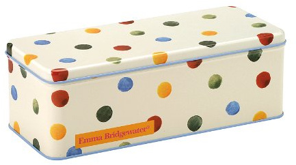 Emma Bridgewater - Scatola per Biscotti con Coperchio a ribalta, Motivo a Pois
