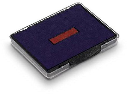 Trodat 2 Stück Kassetten Ersatz-Stempelkissen für Stempel 6/511/2 zweifarbig blau – rot