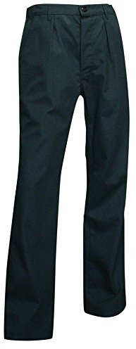 LMA 1037 MARMITON Pantalon de Cuisinier, Noir, Taille 38