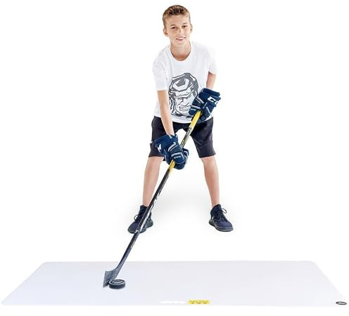 Hockey Revolution My Shoot Pad – Plataforma de Entrenamiento de Hockey sobre Hielo para Entrenamiento en Off-Hielo, Juguete de Hockey sobre Hielo con Mango, simula la sensación de Hielo, Ejercicio de