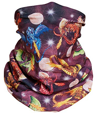Bodylife Fire Dragon Seamless Multifunctional Snood Bandana Headwear Neck Tube Gaiter Face Covering