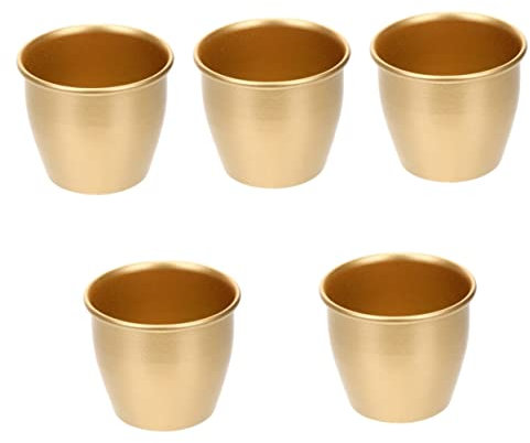 Alipis 5 Stücke Outdoor Indoor Metall Pflanzer Töpfe Blumentopf Pflanze Eimer Für Garten Balkon Decor