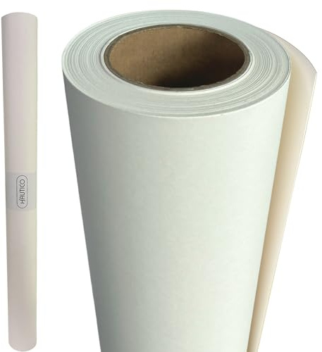 HAUTICO Manila-Papier für Schnittmusterherstellung, modisches Design und Kunstdekoration, Eichenetikett, 300 g schwer, 0,33 mm dick, 88,9 cm breit, cremefarben, 9,1 m