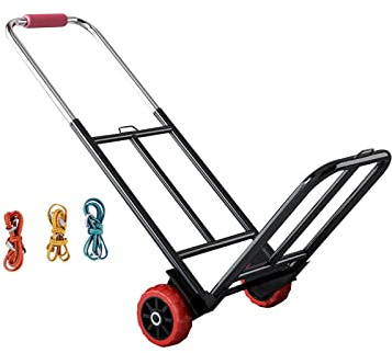 chiwanji Diable Pliant, Chariot à Main Pliant portatif de Caddie, Chariot à Bagages réglable, Chariot à Bagages résistant